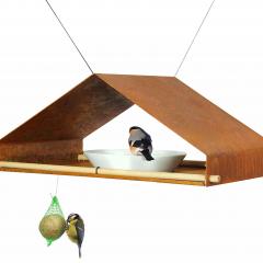 VHT-13-RH hängendes Vogelhaus in Cortenstahl